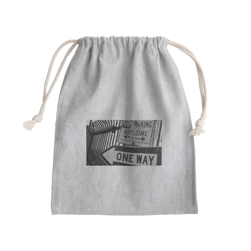 LemmyのNo Parking Mini Drawstring Bag