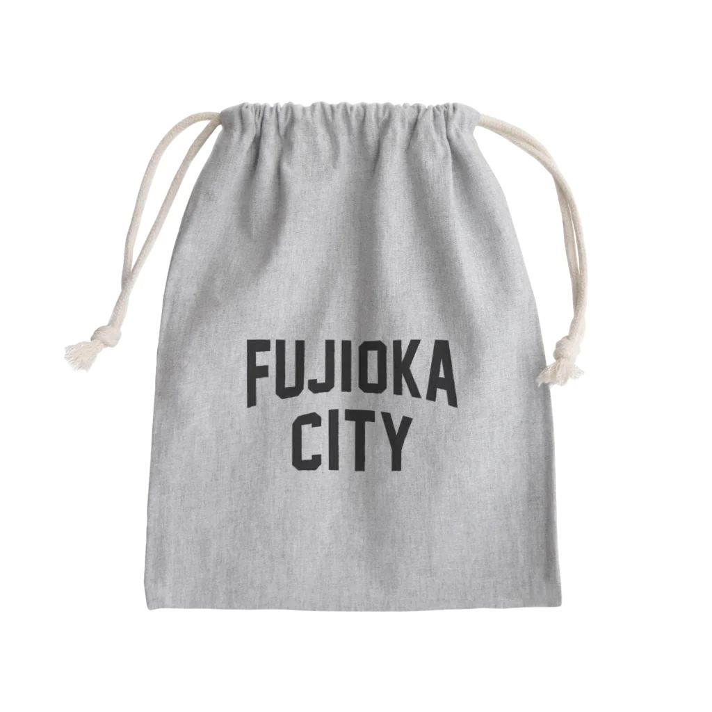 JIMOTOE Wear Local Japanの藤岡市 FUJIOKA CITY Mini Drawstring Bag