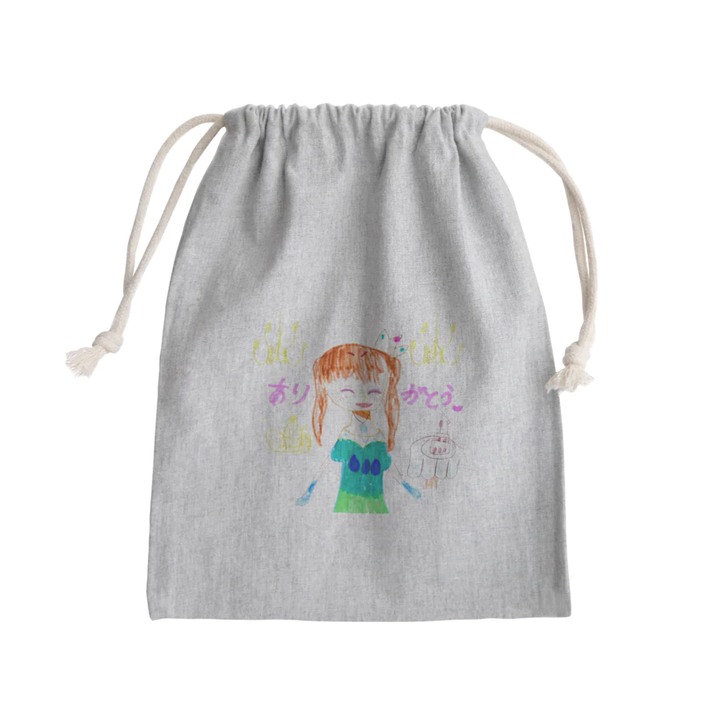 こどものおみせのおひめさま Mini Drawstring Bag