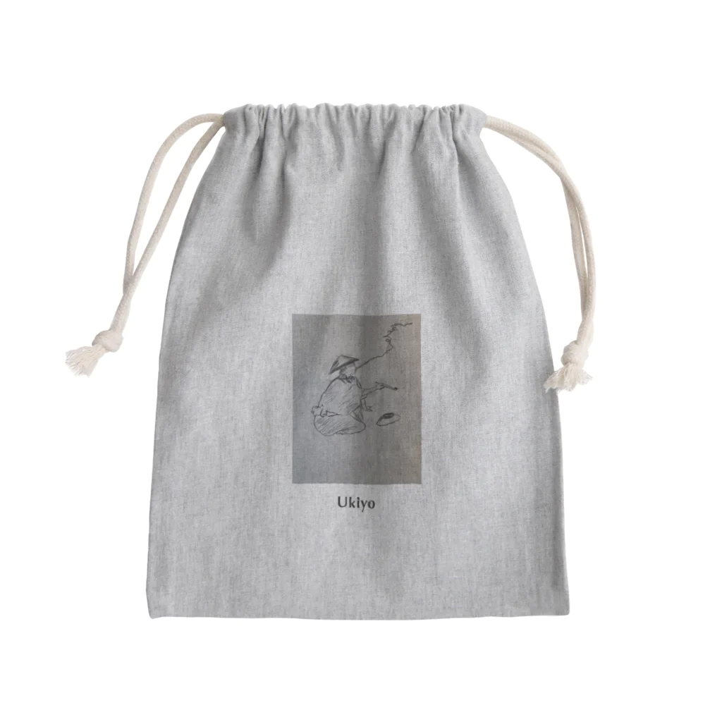 Ukiyo のshounin  Mini Drawstring Bag