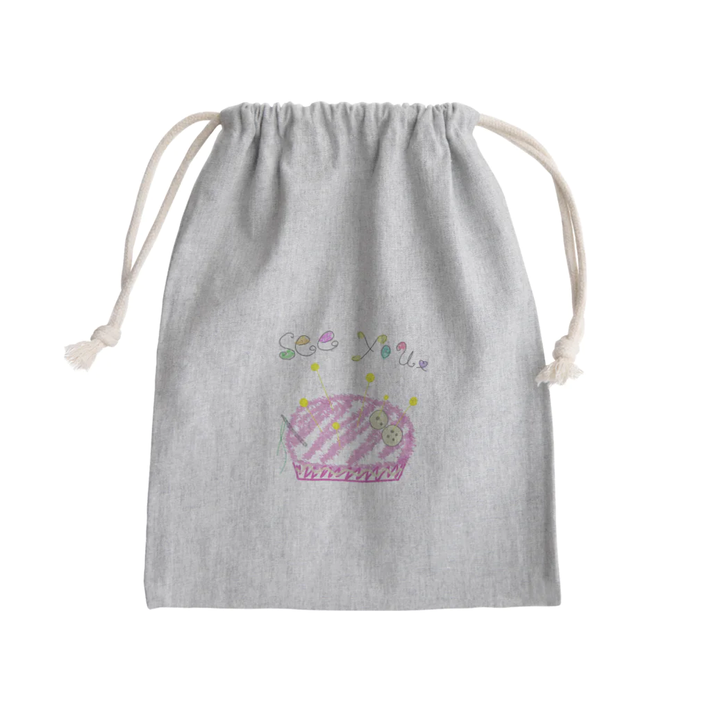 MovMovのピンクッション Mini Drawstring Bag