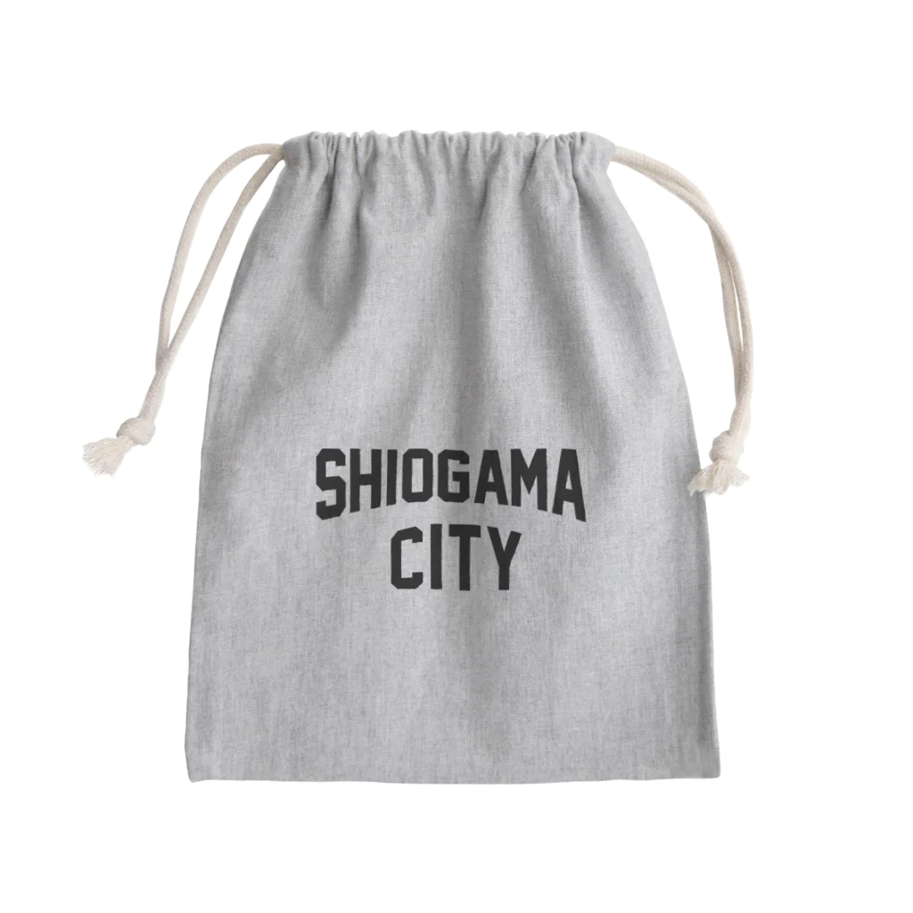 JIMOTOE Wear Local Japanの塩竈市 SHIOGAMA CITY Mini Drawstring Bag