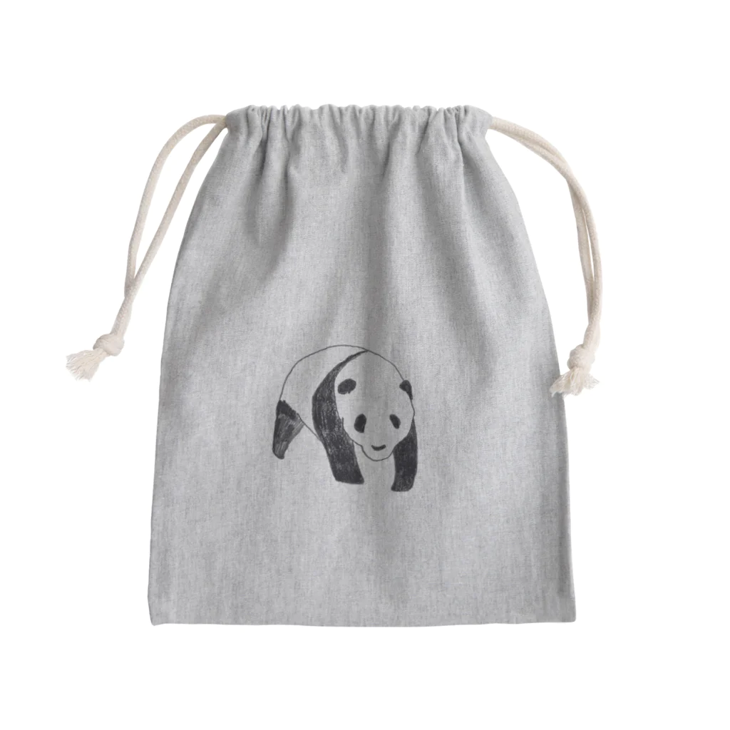 ふじの さきのぱぱパンダ Mini Drawstring Bag