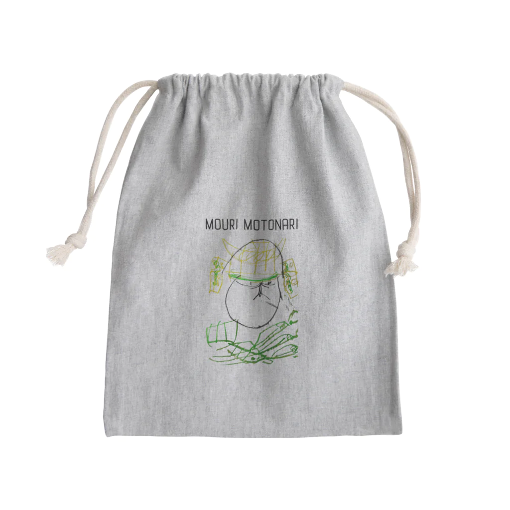 fatnagardenのMOURI MOTONARI (毛利元就) Mini Drawstring Bag