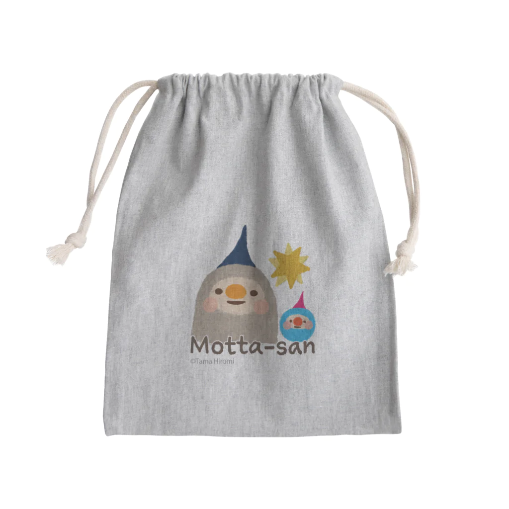 たまひろみShopの星のモッタさん Mini Drawstring Bag