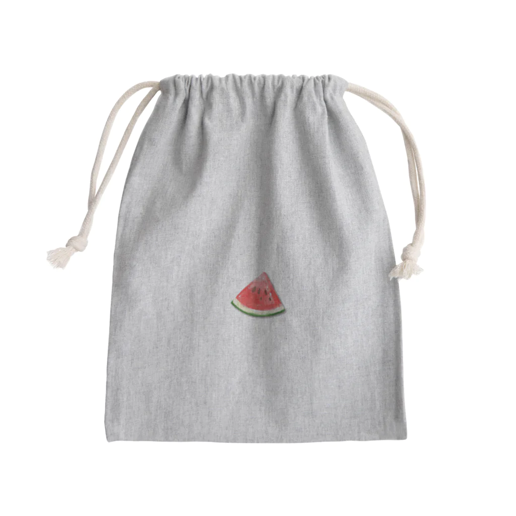 おいしい農家のおいしい〜スイカ農家 Mini Drawstring Bag