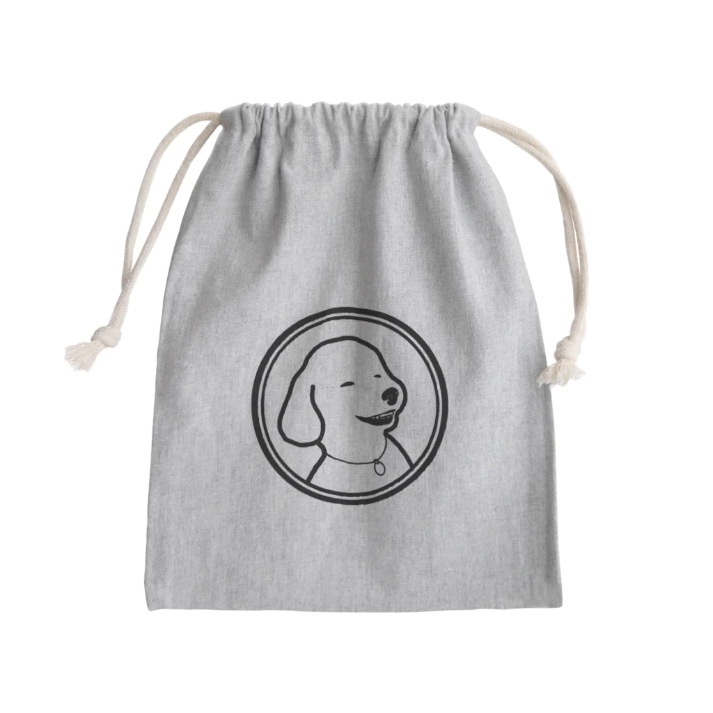 24の笑顔のトイプードル Mini Drawstring Bag