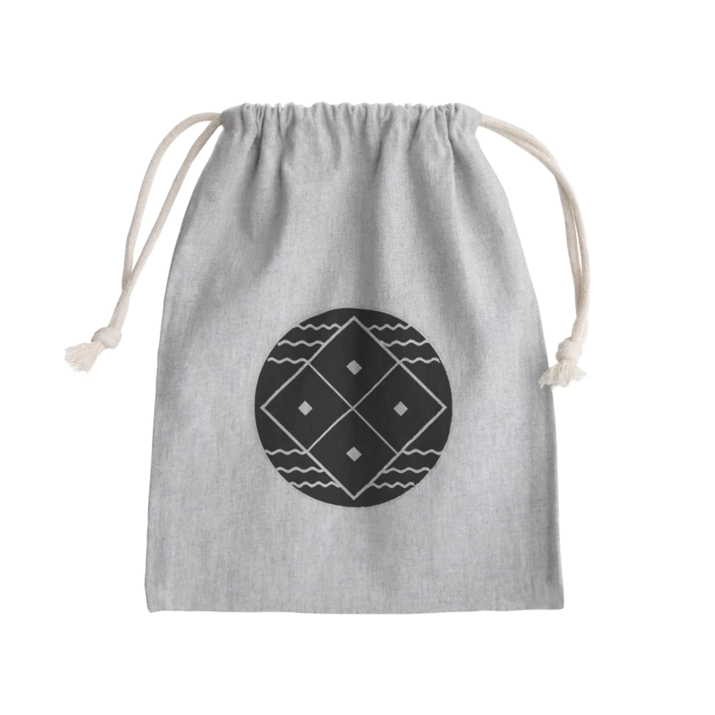 yotumeyaの四ツ目屋浪六家紋シリーズ Mini Drawstring Bag