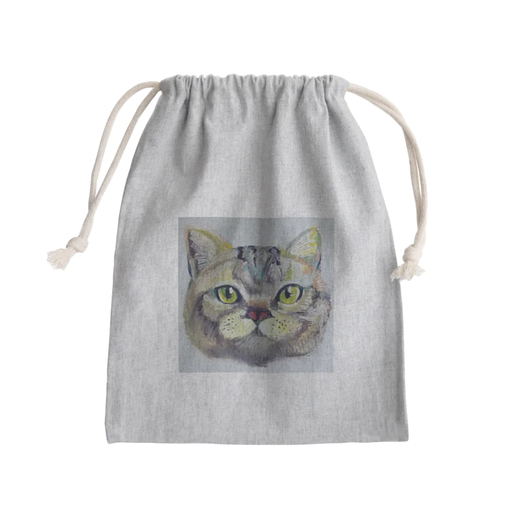 wak/oのくれよんねこ/愛されて育った猫 Mini Drawstring Bag