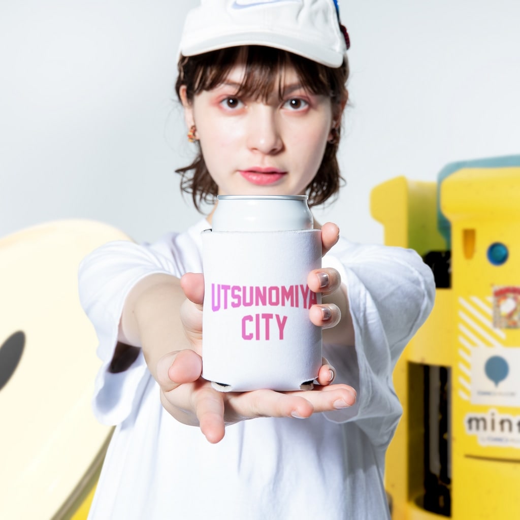 JIMOTO Wear Local Japanの宇都宮市 UTSUNOMIYA CITY Koozie:size