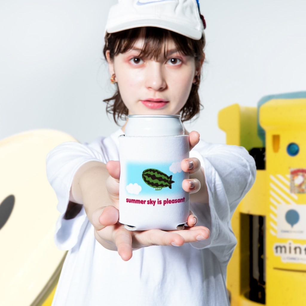 キッズモード某のスイカ飛行船 Koozie:size