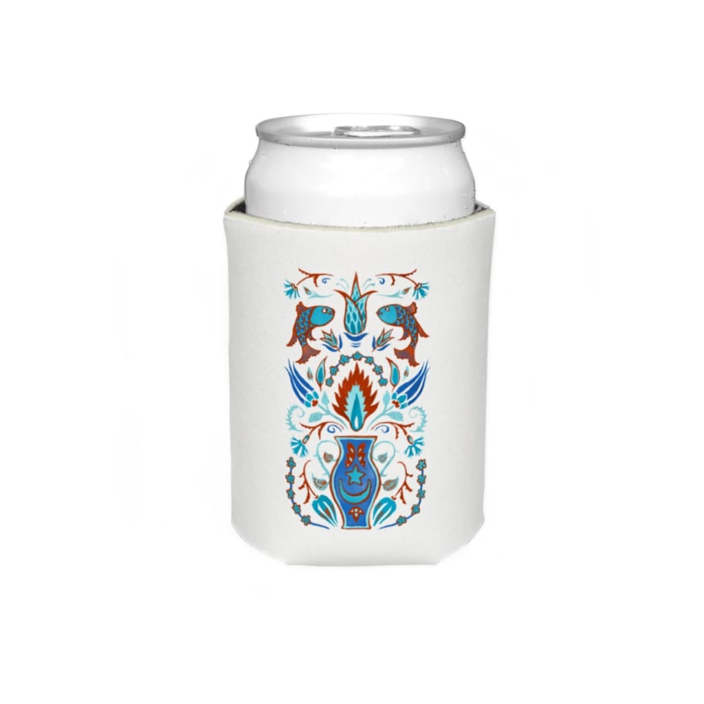 Akane Yabushita SUZURI Shopの🇹🇷トルコのイズニックタイル【ターコイズ】 Koozie