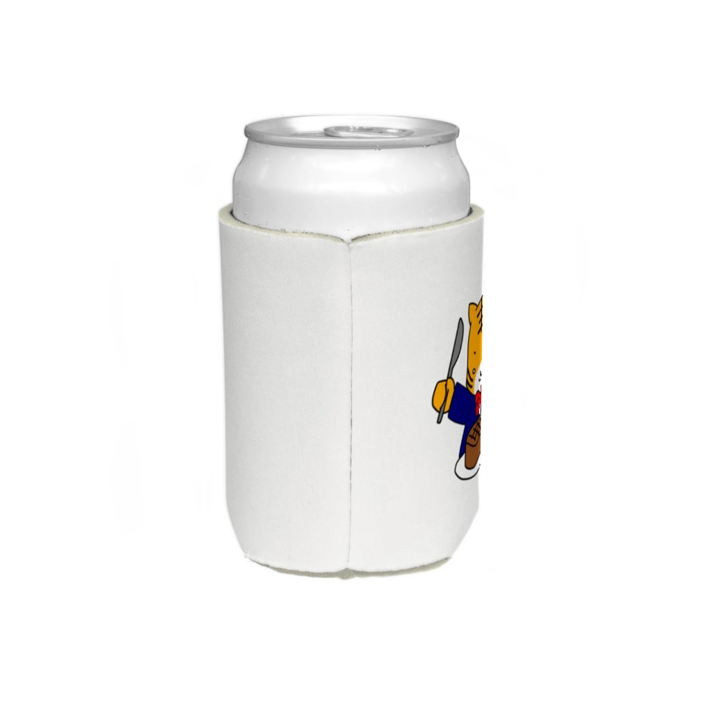 ほぼ動物園のトラのお食事 Koozie :left side