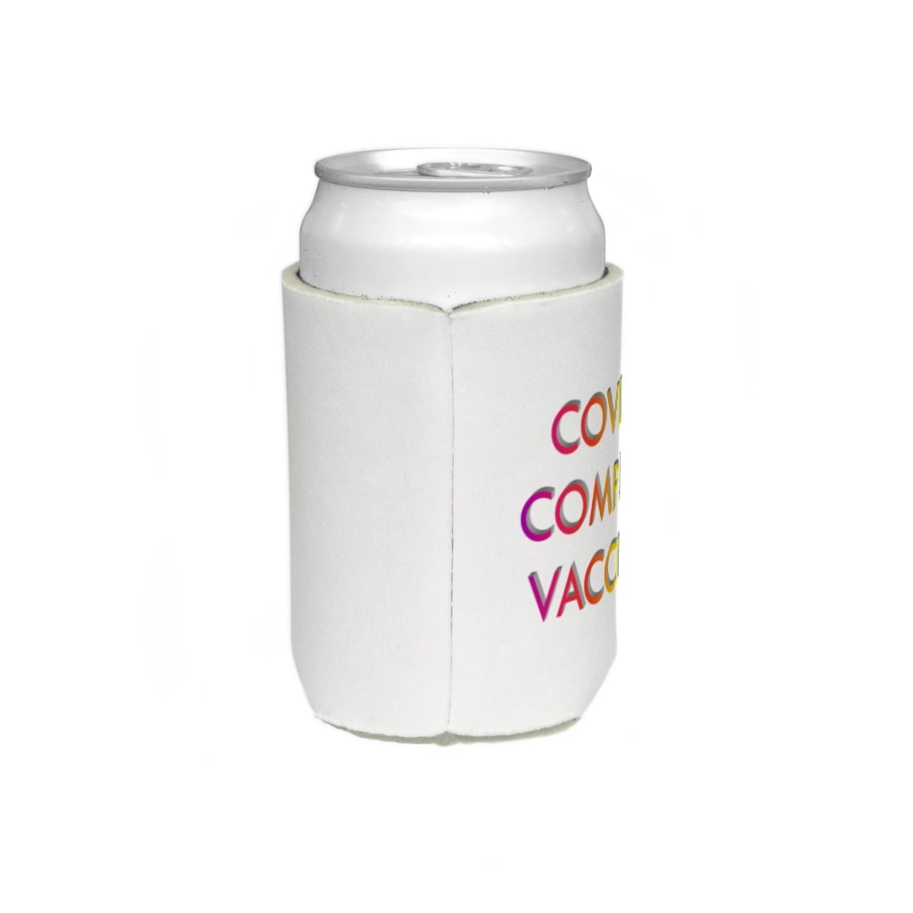 でおきしりぼ子のCOVID-19_ワクチン完全接種済み Koozie :left side