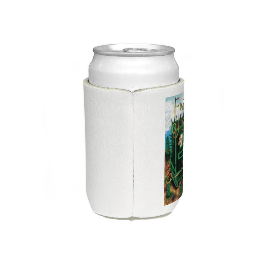 AkironBoy's_Shopのサボテンとサウナの融合 (Fusion of cactns and Sauna) Koozie :left side