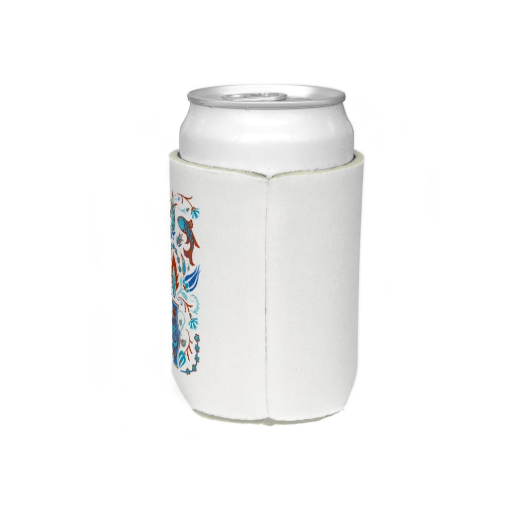 Akane Yabushita SUZURI Shopの🇹🇷トルコのイズニックタイル【ターコイズ】 Koozie :right side