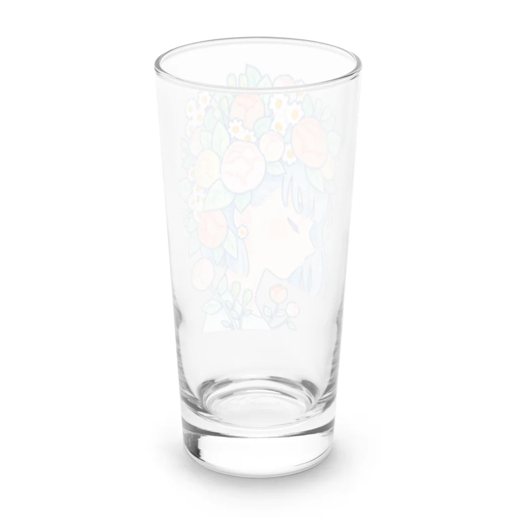 ヒロコのFLOWERS Long Sized Water Glass :back