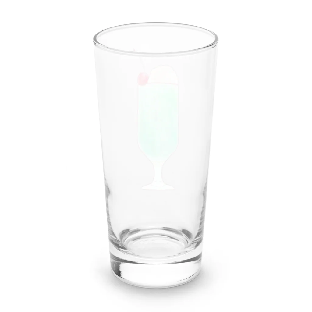 Eschscholziaのはじける想いとクリームソーダ Long Sized Water Glass :back