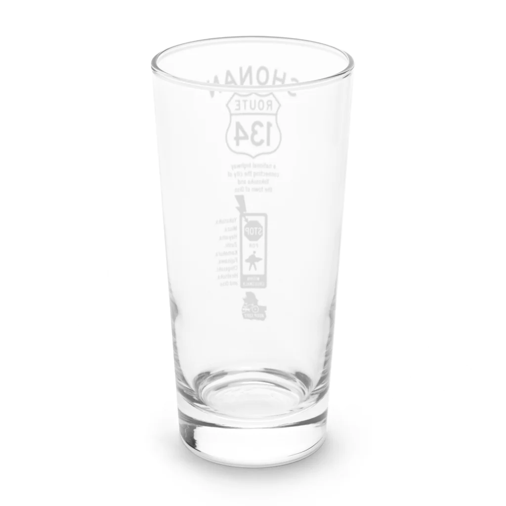 boldandnewのR134_No.001_BK Long Sized Water Glass :back