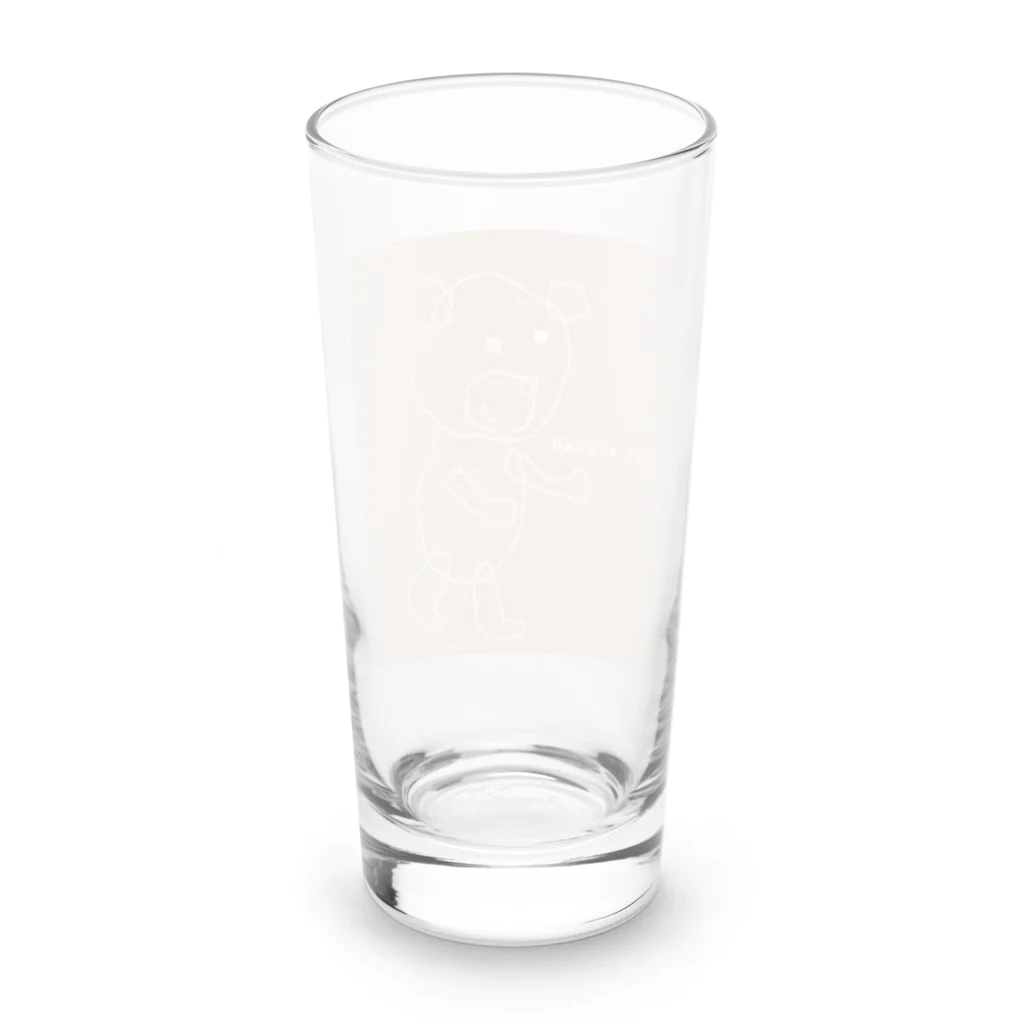 charlolのwalk around ベージュ Long Sized Water Glass :back