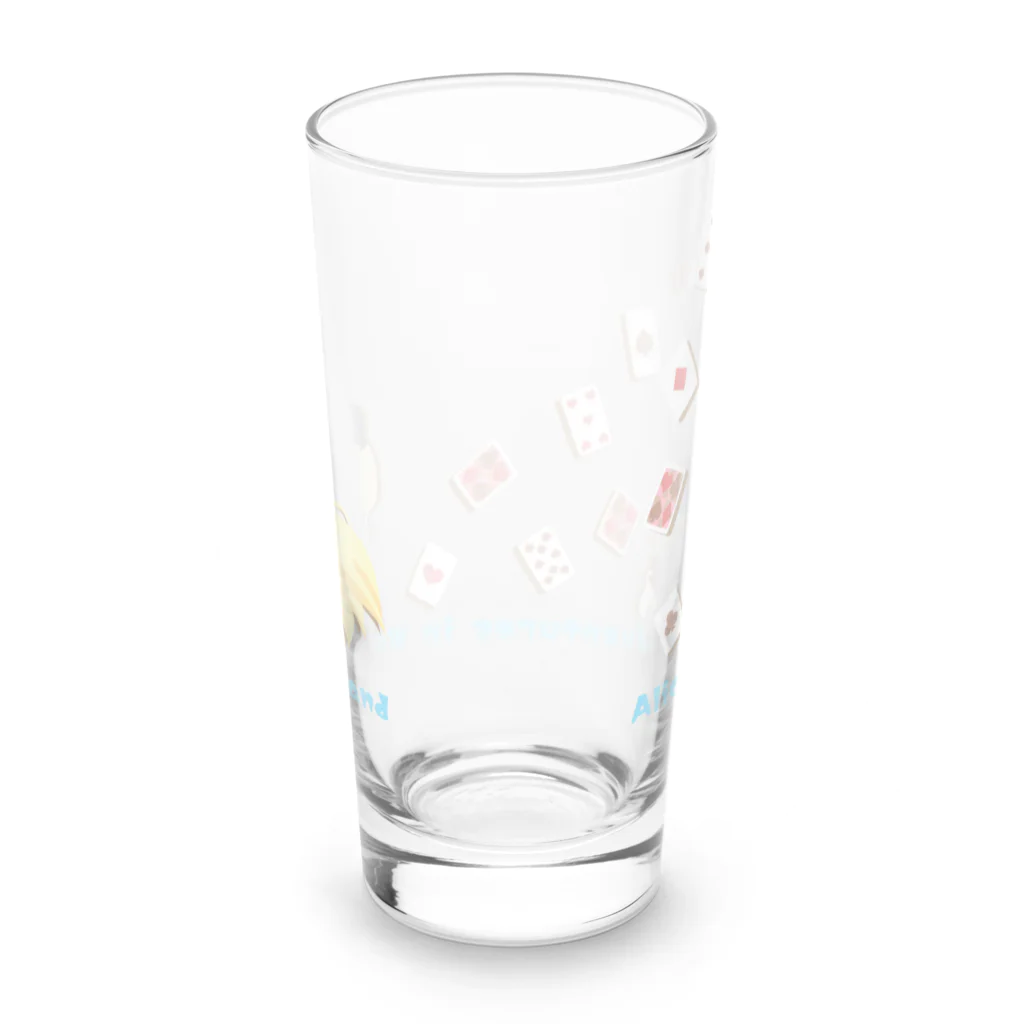 tammytammyの不思議の国のアリス【アリスと白ウサギ】 Long Sized Water Glass :back