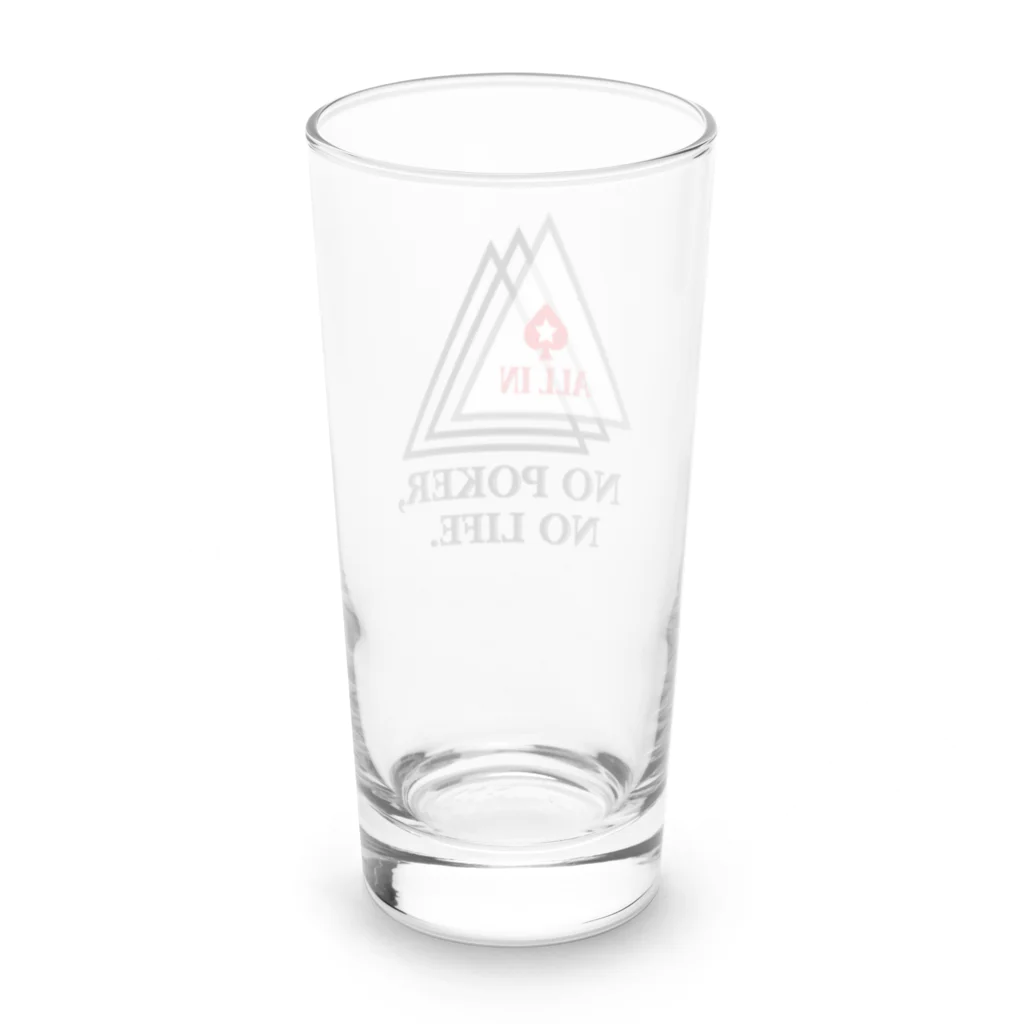 竹黎アートショップのポーカー好きのためのグッズ４ Long Sized Water Glass :back