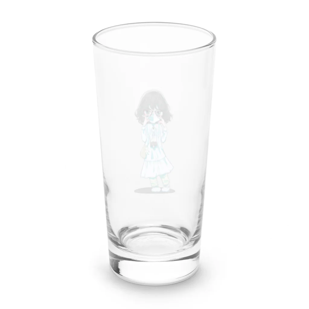 あゝ、荒野の天使ちゃん Long Sized Water Glass :back