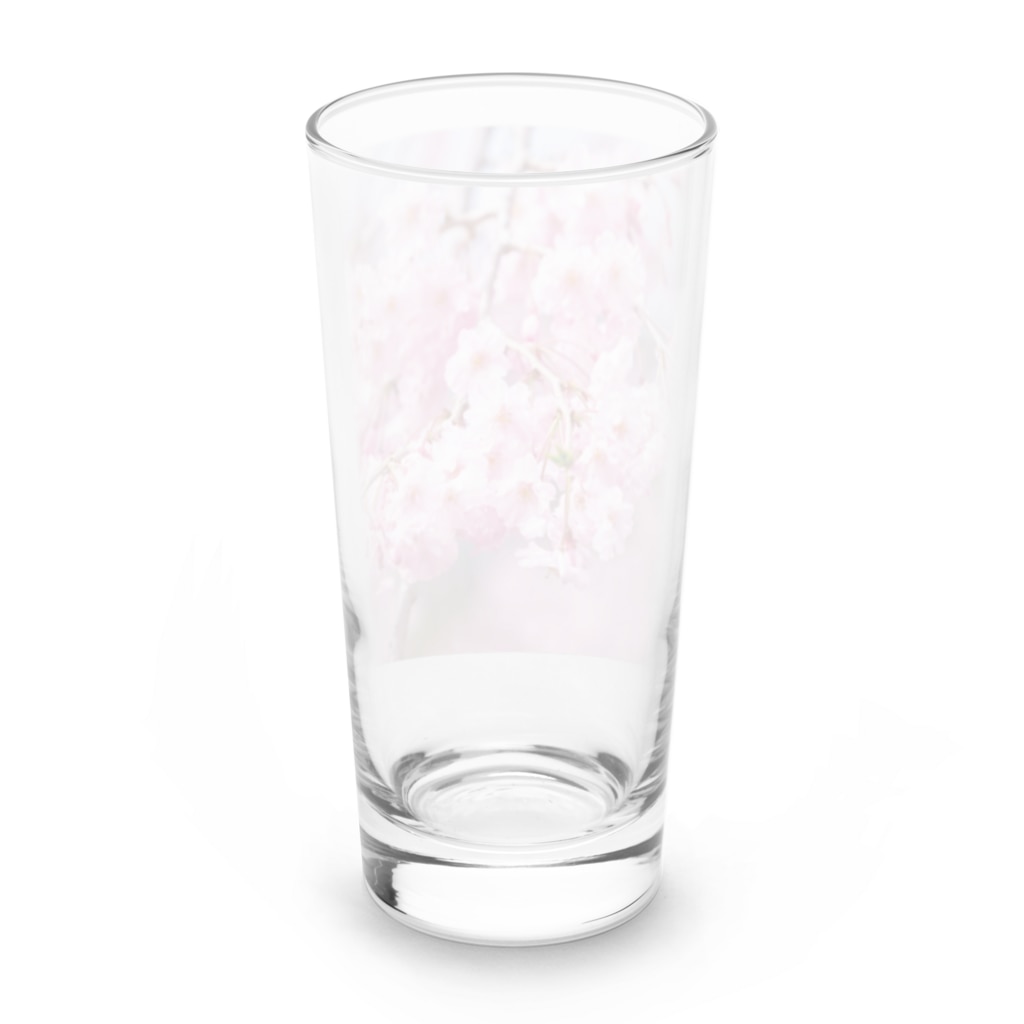 akane_art（茜音工房）の癒しの風景（八重桜） Long Sized Water Glass :back