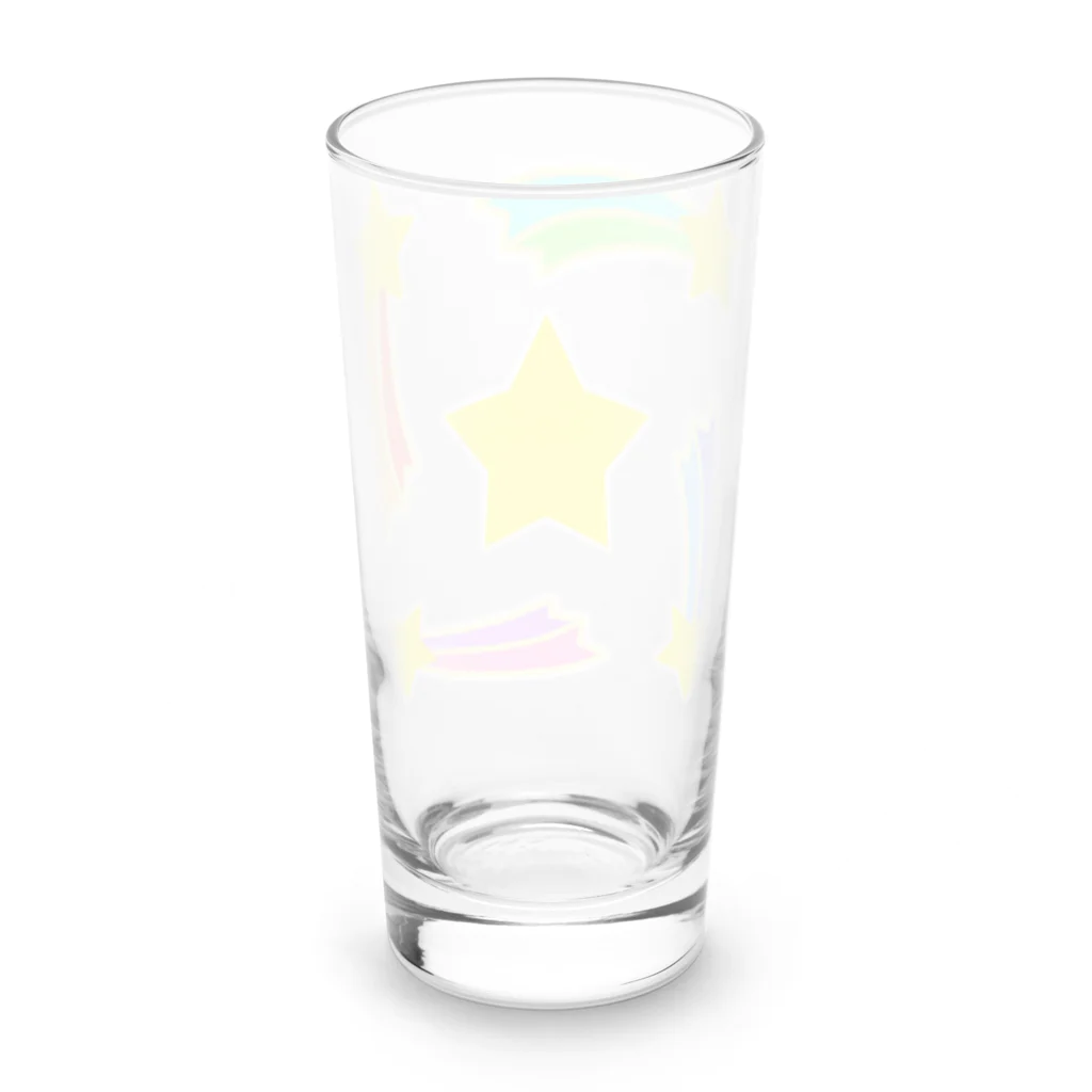 武者小路夕桐の流れ星 Long Sized Water Glass :back