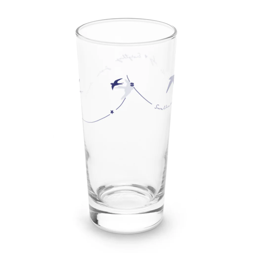 kiki25のツバメ swallows Long Sized Water Glass :back