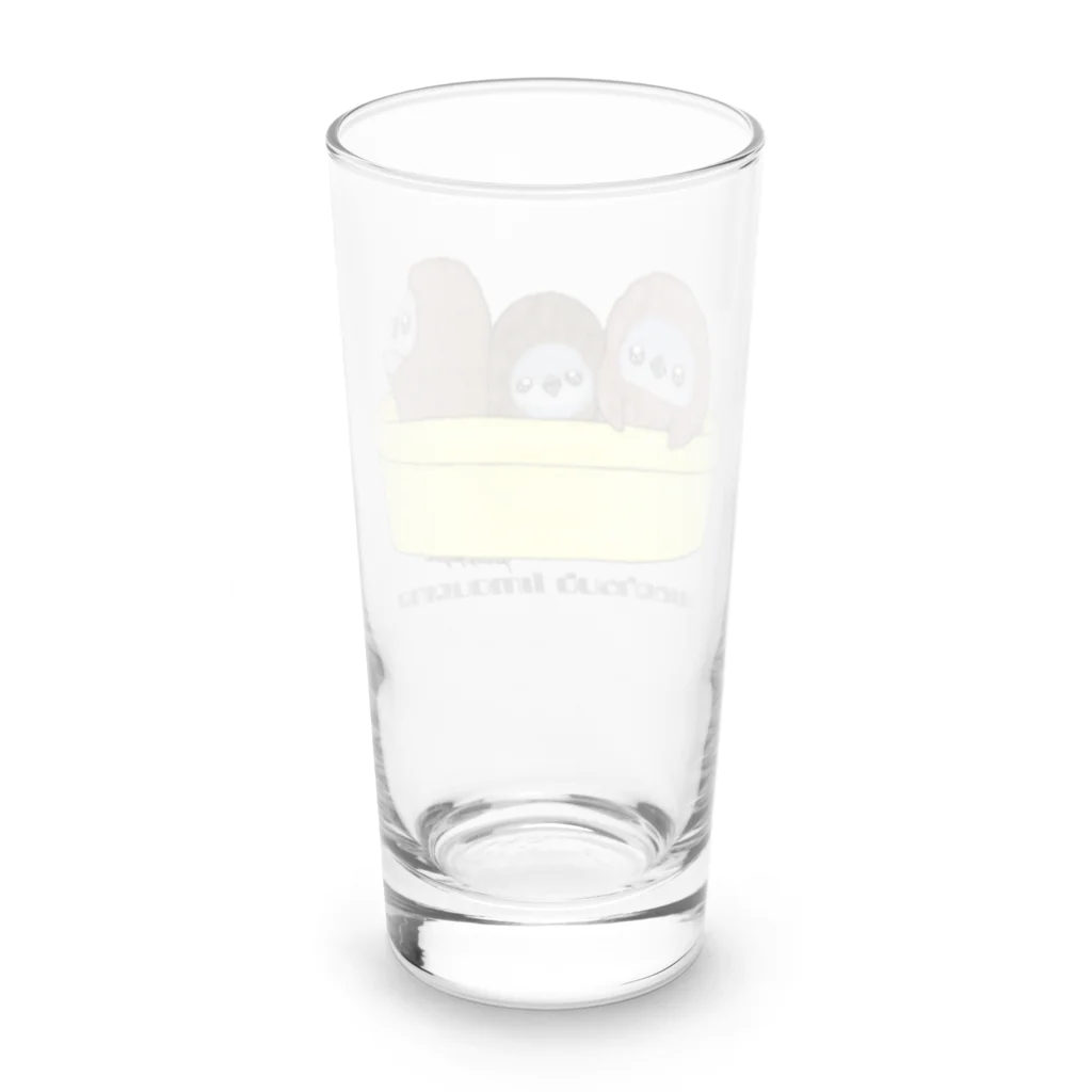 ヤママユ(ヤママユ・ペンギイナ)のタライリムジン(ケープ、マゼラン、フンボルト) Long Sized Water Glass :back