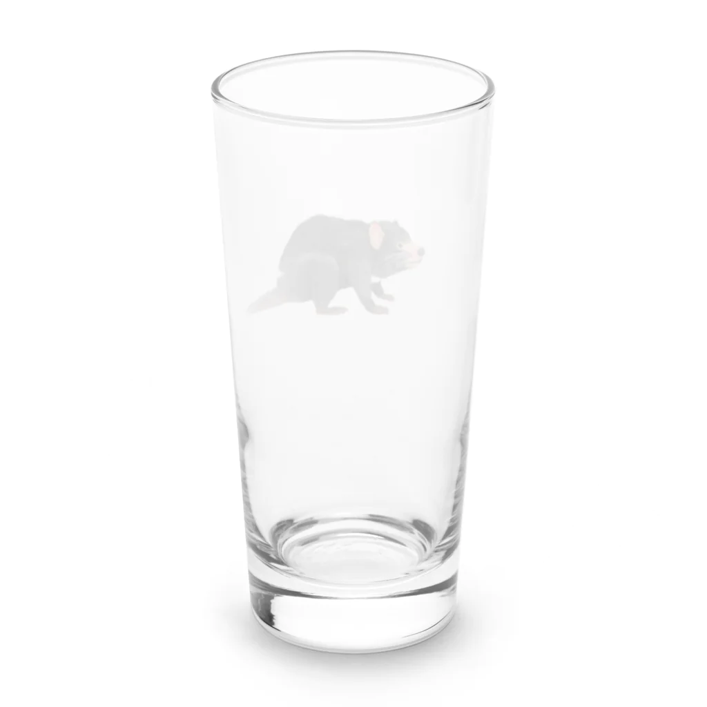 🐶シュナといろいろ🎨のタスマニアデビル Long Sized Water Glass :back