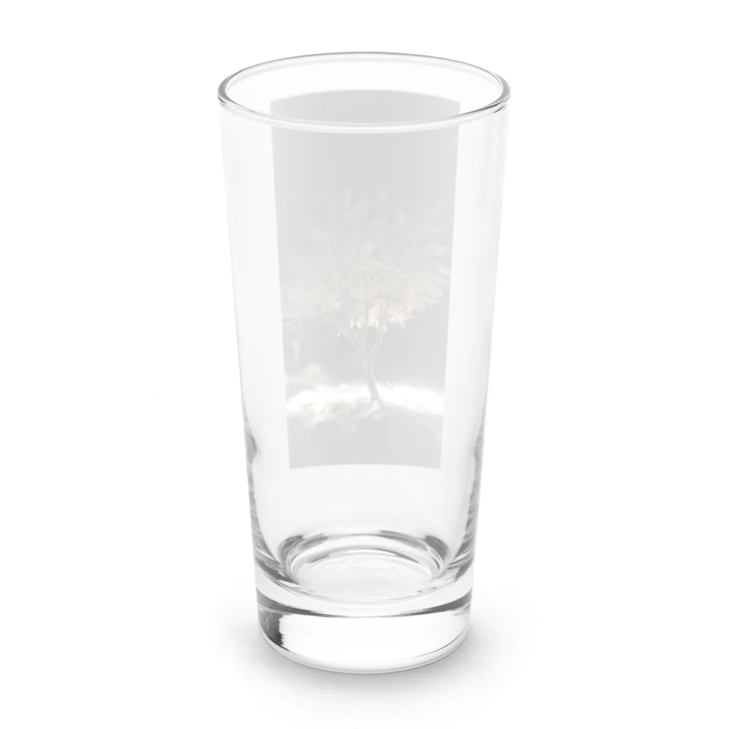 くーまの雪桜 Long Sized Water Glass :back
