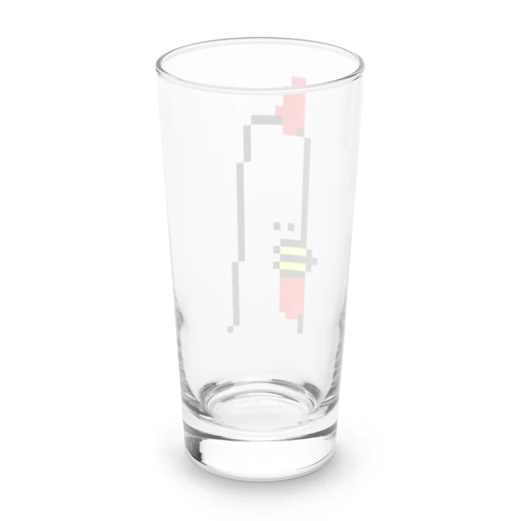 millioのなんでもVeryDrinkableなニワトリグラス Long Sized Water Glass :back