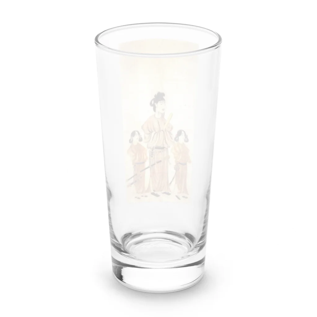 旨味教授といちごもちぷりんの聖徳太子 Long Sized Water Glass :back