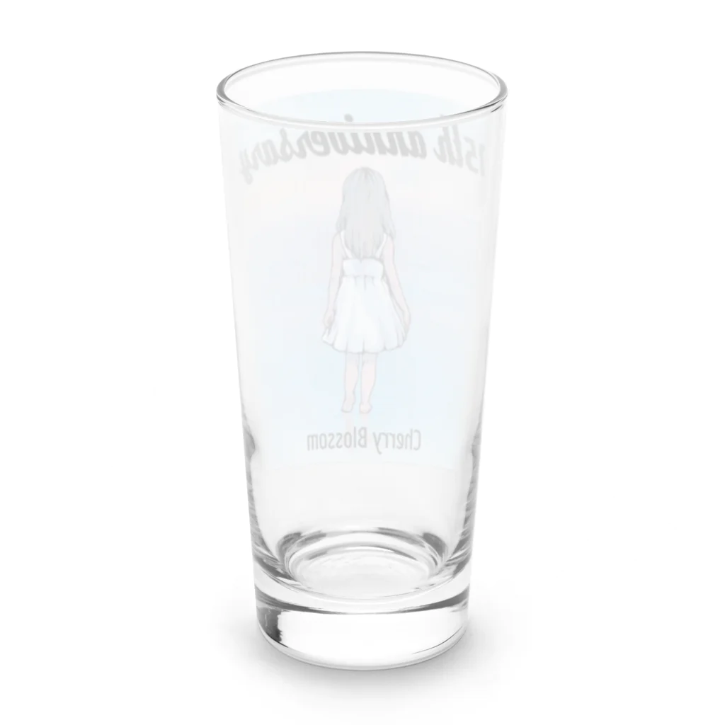 CherryBlossomのCherryBlossom15周年記念グッズ Long Sized Water Glass :back