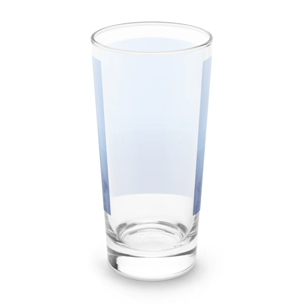 虚空の蔵雑貨店のblue world１ Long Sized Water Glass :back