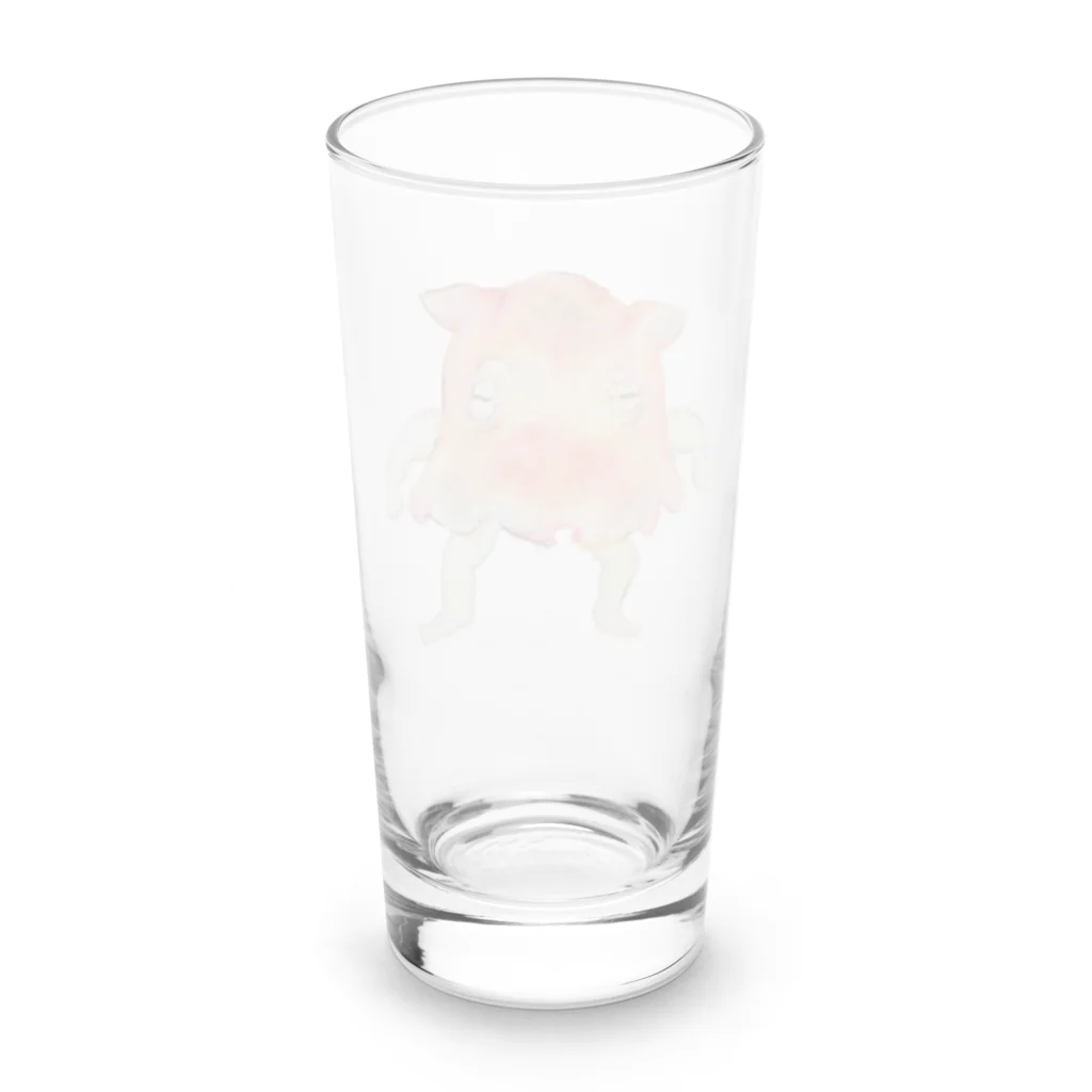 ウオウオマーケット🐟🐟🐟のメンダコちゃん Long Sized Water Glass :back