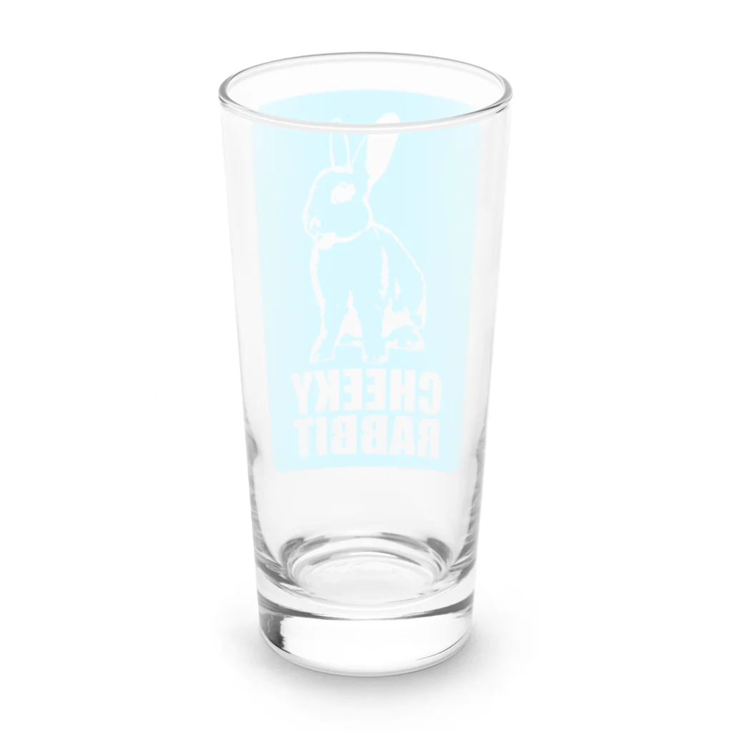 CHEEKY RABBITのCR003_CheekyRabbit_blue Long Sized Water Glass :back