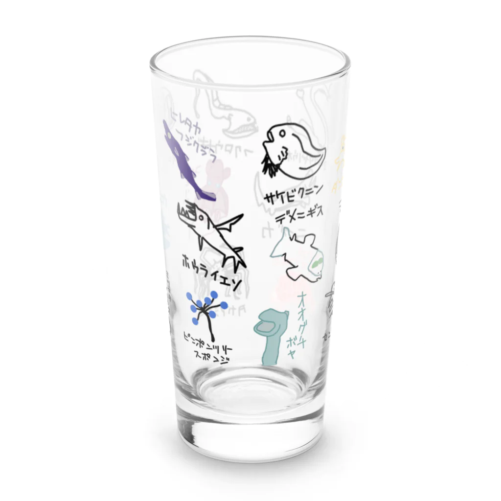 いきものや　のの（別館）のみんな深海生物 Long Sized Water Glass :back