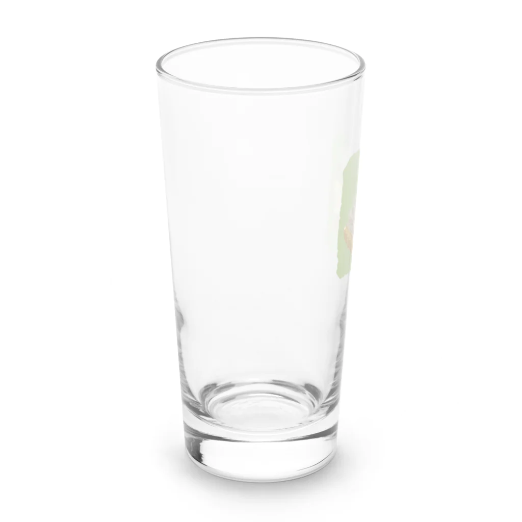 Chill`s Factoryのモンブランケーキ 文鳥 Long Sized Water Glass :back