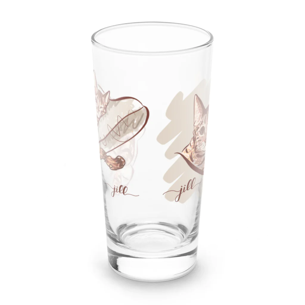 N-huluのジルちゃん Long Sized Water Glass :back