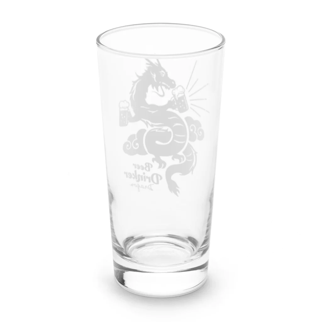 kocoon（コクーン）のビール好きのドラゴン Long Sized Water Glass :back