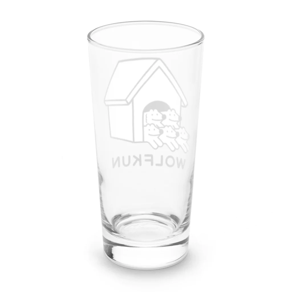 ウルフくんのハウス子ウルフくんズ Long Sized Water Glass :back