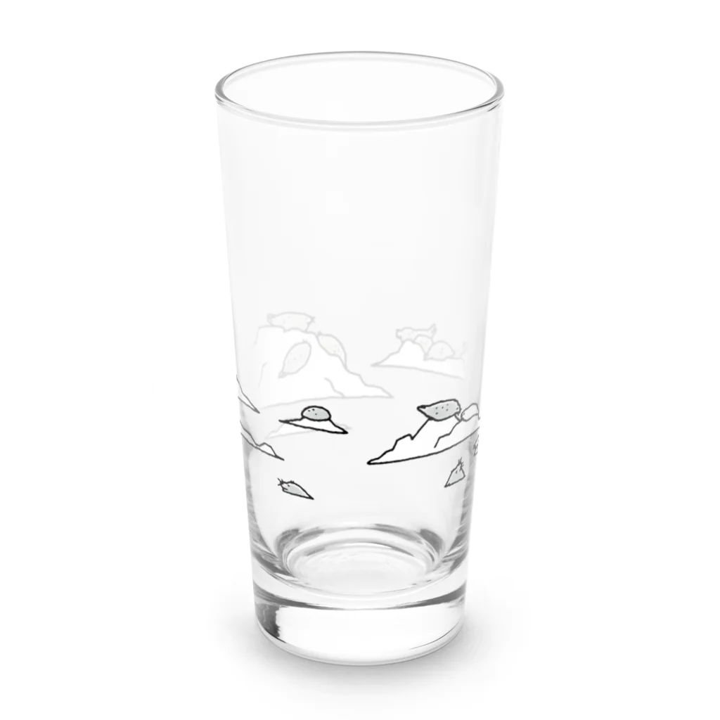 ぴすぴすのひえひえアザラシ Long Sized Water Glass :back