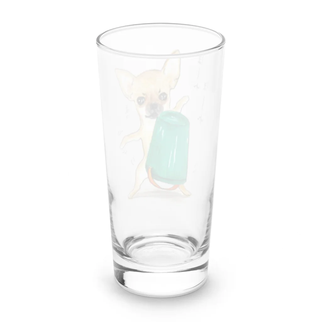 妄想イラスト部の太郎ちゃん Long Sized Water Glass :back