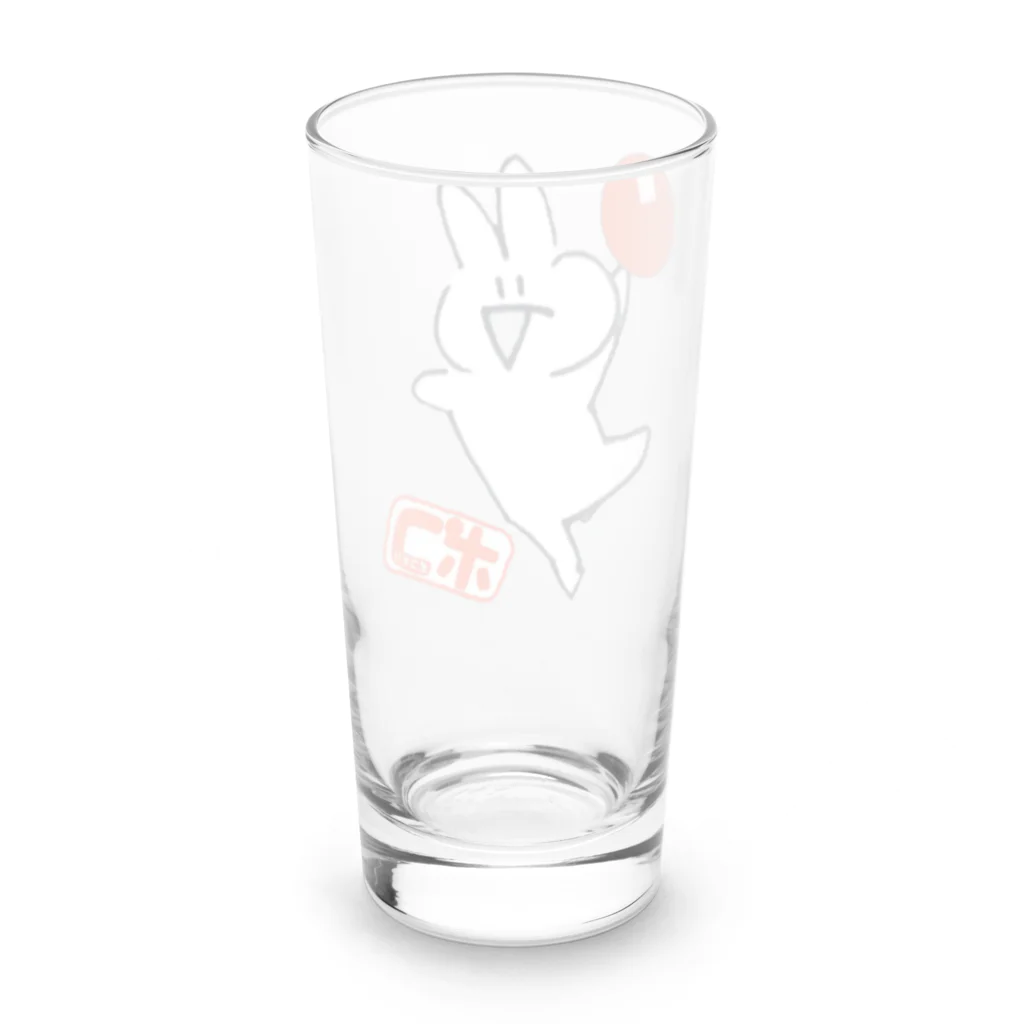 ポコどりラジオ物販コーナーのポコどり Long Sized Water Glass :back