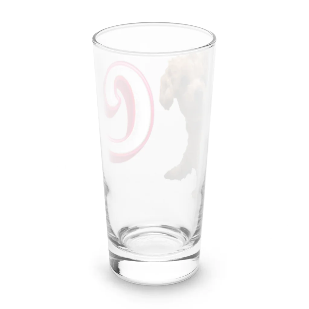 Ru.xxxのトイプードル☆Ru.(AからZまで順次予定) Long Sized Water Glass :back