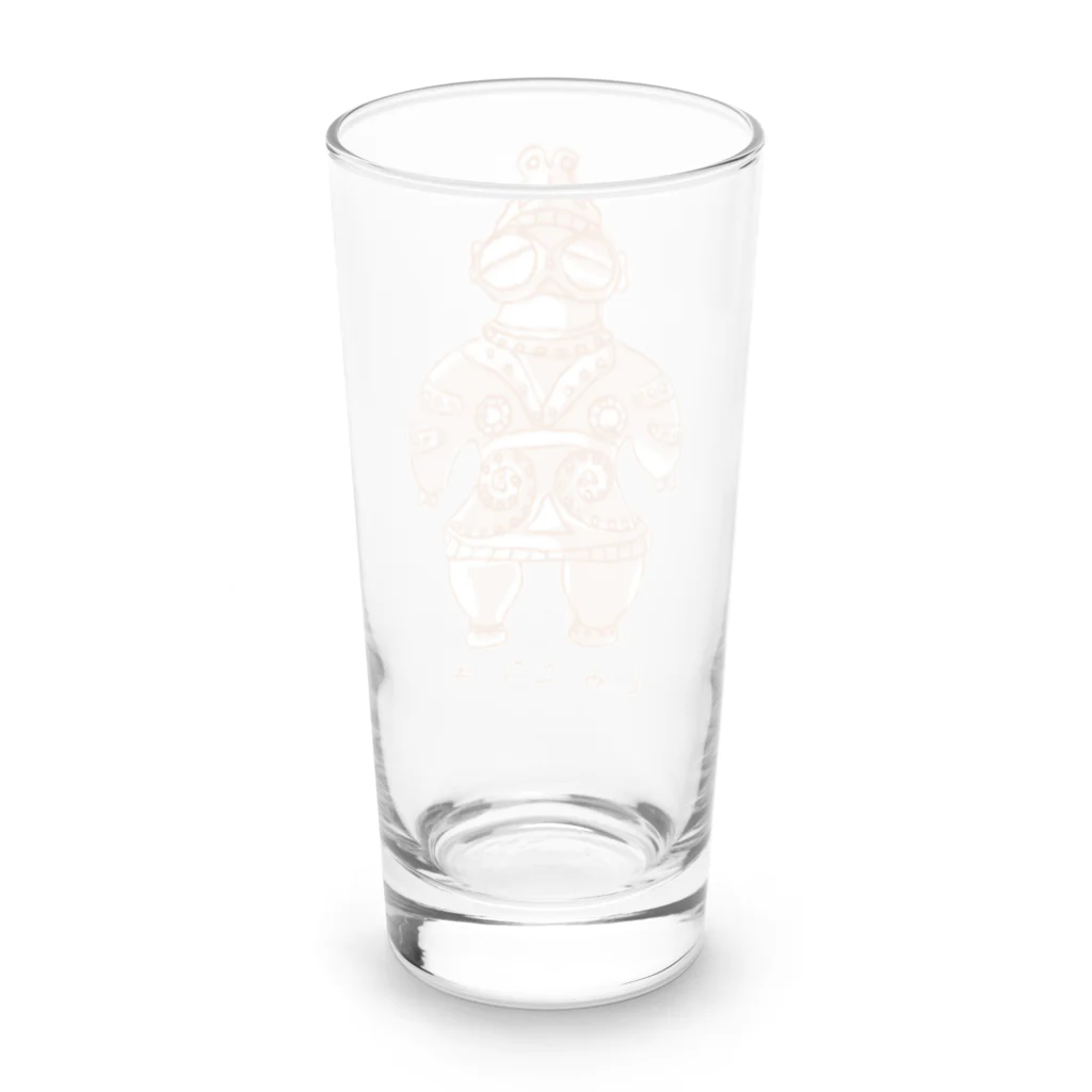 Beautiful-Creatureのどぐう【遮光器土偶】 Long Sized Water Glass :back