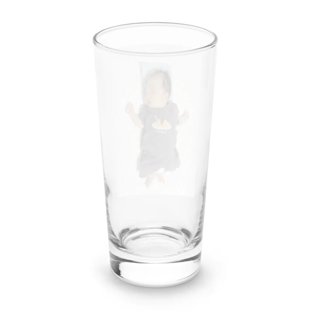 K_TaTaMiのオムライスあおちゃん Long Sized Water Glass :back